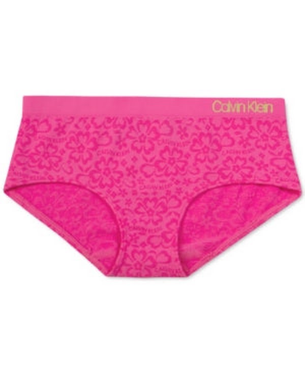 Calvin Klein Girls Printed Seamless Hipster Underwear