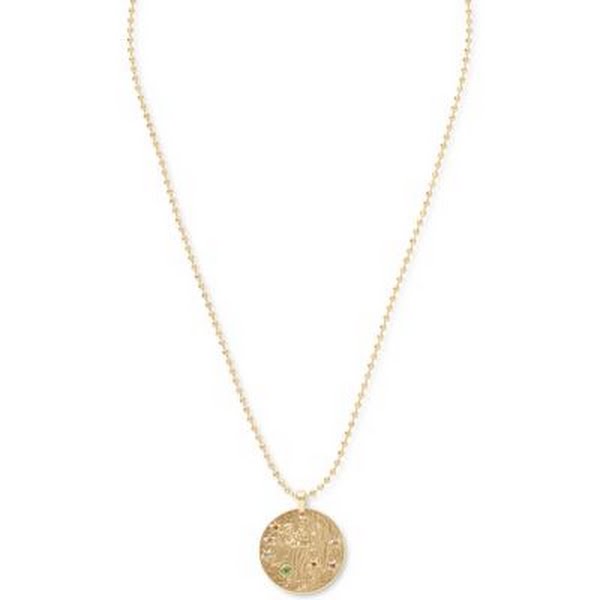 Lucky Brand Pave Coin Pendant Necklace – Women’s Ladies Accessories Jewelry Neck