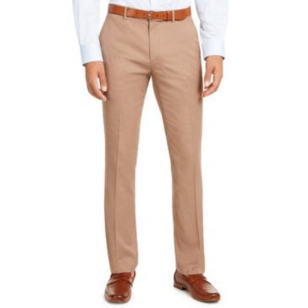 AlfaTech by Alfani Mens Classic-Fit Stretch Pants