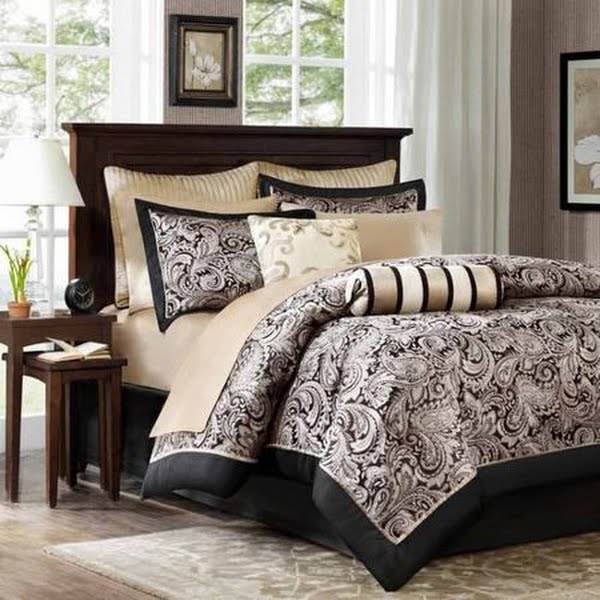 Madison Park Wellington 12-PC. Bed Set, Black, King