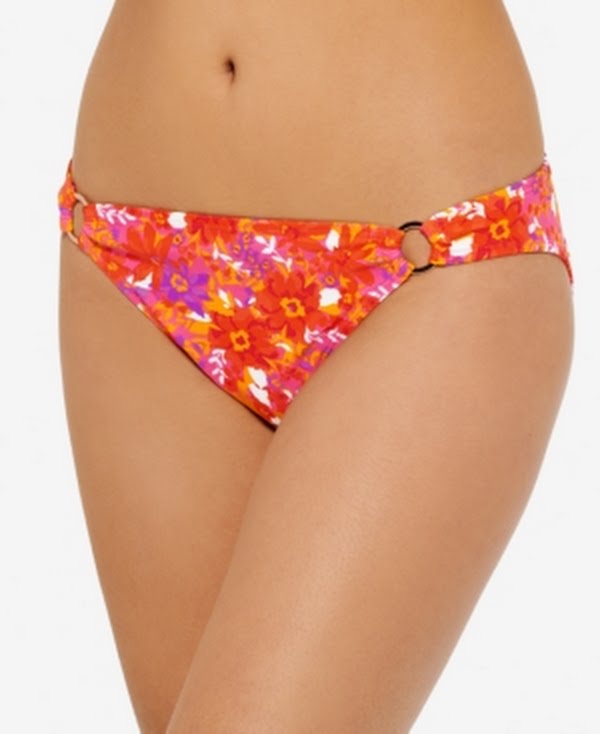 Hula Honey Bold Bouquet Ring Bikini Swim Bottoms