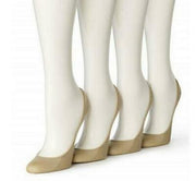 Hue Women's Microfiber No Show Socks 4 Pair Pack, Various Sizes