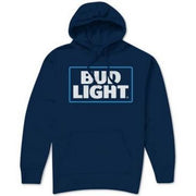 Bud Light Logo Mens Hoodie, Size Small
