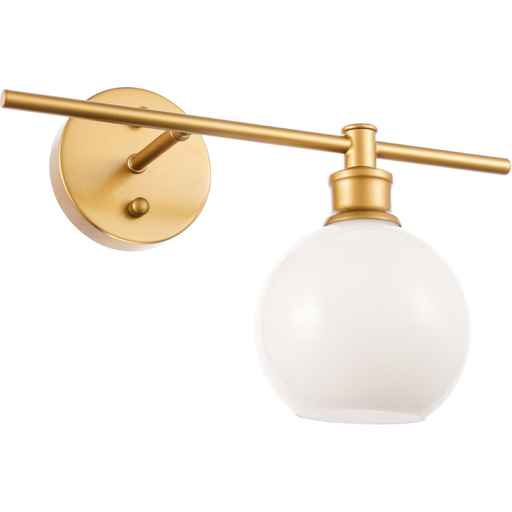 Living District LD2303BR Collier 1 Light 15 inch Brass Wall sconce Wall Light