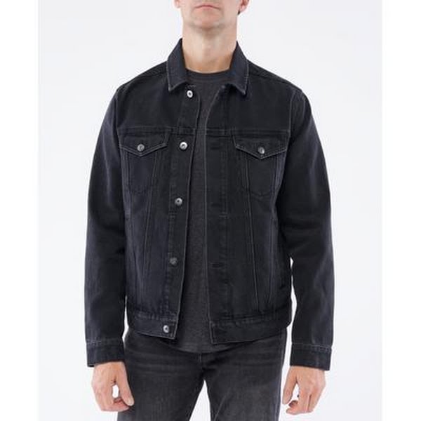 Lazer Men’s Denim Trucker Jacket, Size XL