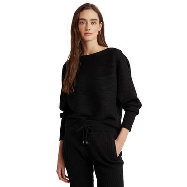 Lauren Ralph Lauren Ribbed Boatneck Sweater