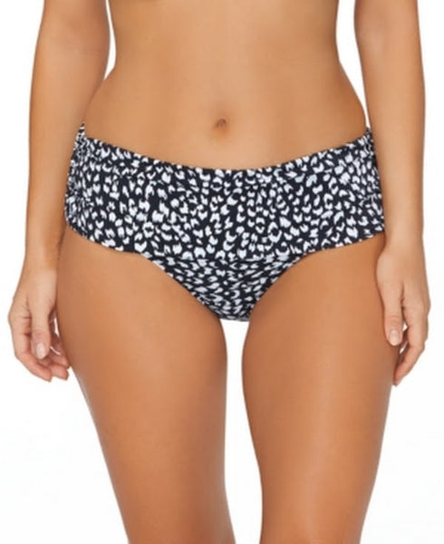 Island Escape Animal Kingdom Tahiti Printed Bikini Bottoms, Size 16