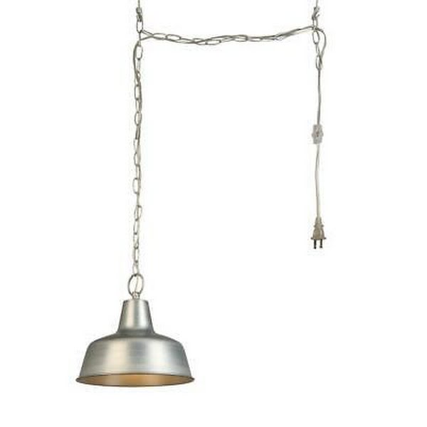 Design House 579409 Mason Single Light 10-3/8 Wide Instant Pendant with Plug in