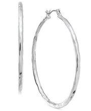 Style and Co Medium Hammered Hoop Earrings, 2 Inches