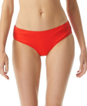 Michael Kors Womens Solids Side Shirred Bikini Bottom
