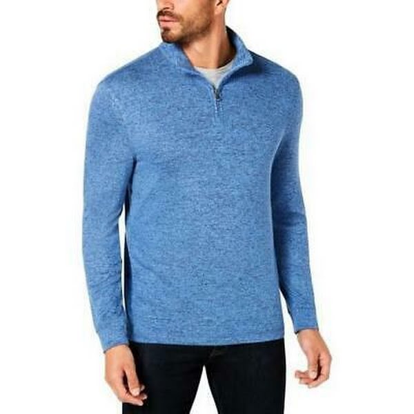 Club Room Mens Quarter-Zip Sweater