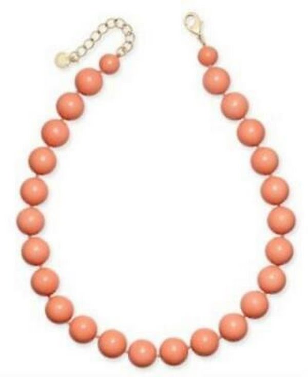 Charter Club Gold-Tone Beaded Collar Necklace, 16 + 2 Extender