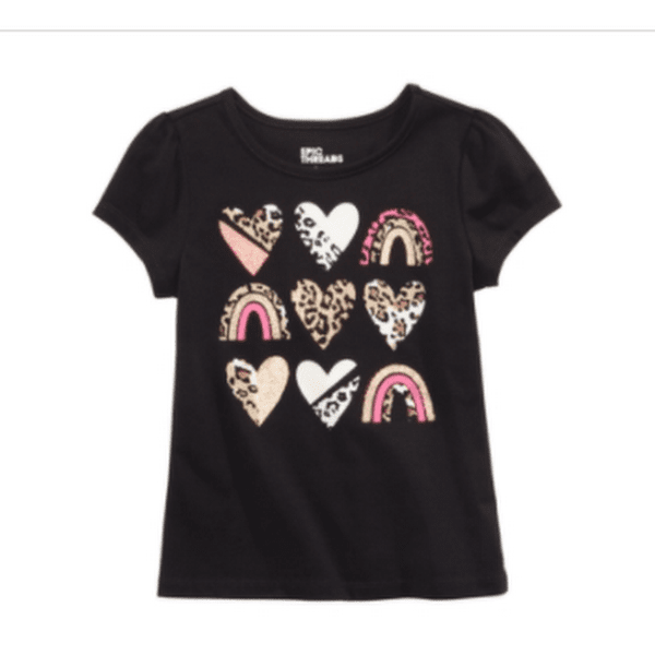 Epic Threads Little Girls Graphic Print T-Shirt