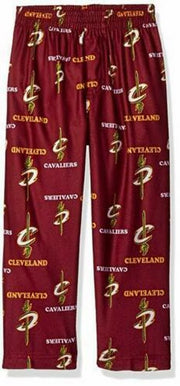 NBA Cleveland Cavaliers Toddler Sleepwear All Over Print Pants, 4T, Burgundy