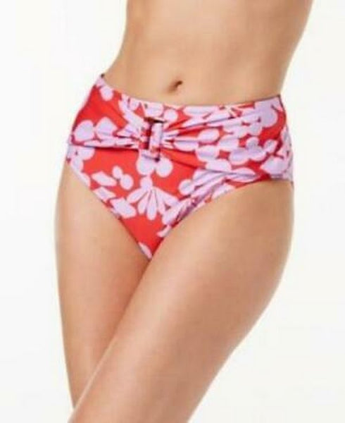 Trina Turk Bali Blossoms High-Waist Pant Bottom Womens Swimwear,Size10