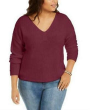 Planet Gold Trendy Plus Size Lace-up-Back Sweater, Size 3X