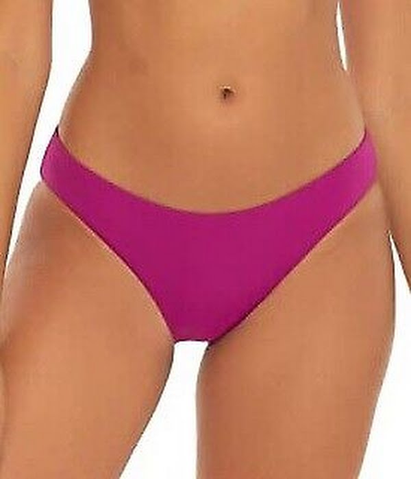 Becca Color Code Hipster Bikini Bottoms - Berry, Size Large