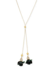 Inc Fabric-Flower 37 Inches Lariat Necklace, Various Colors