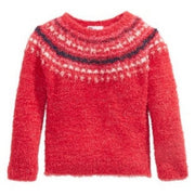 Epic Threads Girls Fuzzy Fair Isle Sweater