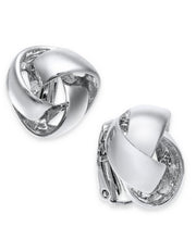 Charter Club Love Knot Clip-On Earrings