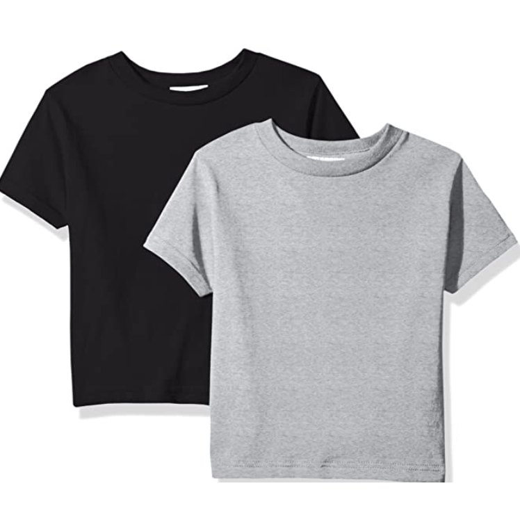 Clementine Everyday Toddler Short Sleeve Crew T-Shirts 2-Pack