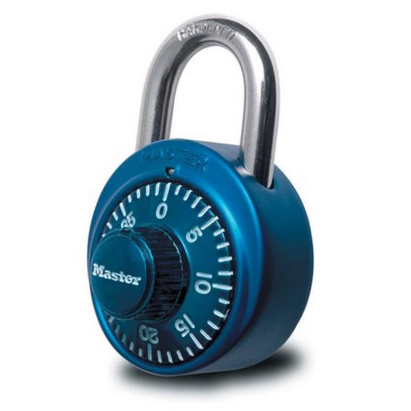 Master Lock Padlock 1530DCM Dial Combination Lock 1-7/8 In