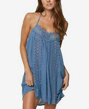 ONeill Embroidered Halter Dress Cover-Up Womens Swimsuit, Size Small
