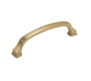 Amerock Revitalize 4 Inch Center to Center Handle Cabinet Pull, Gilded Bronze