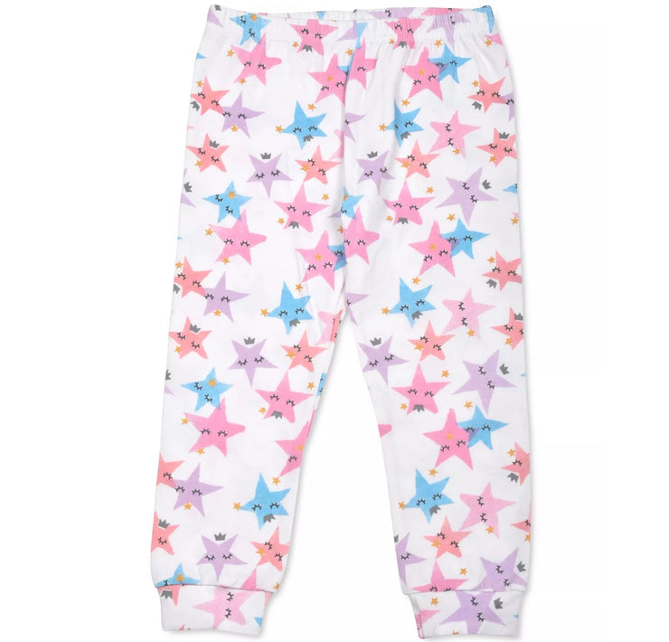 Max and Olivia Toddler Girls Star-Print Pajama Pants, Size 2T