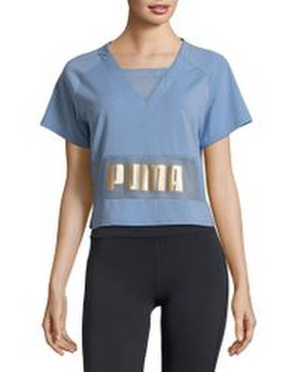 Puma Exposed Tee Allure Blue, Size Small