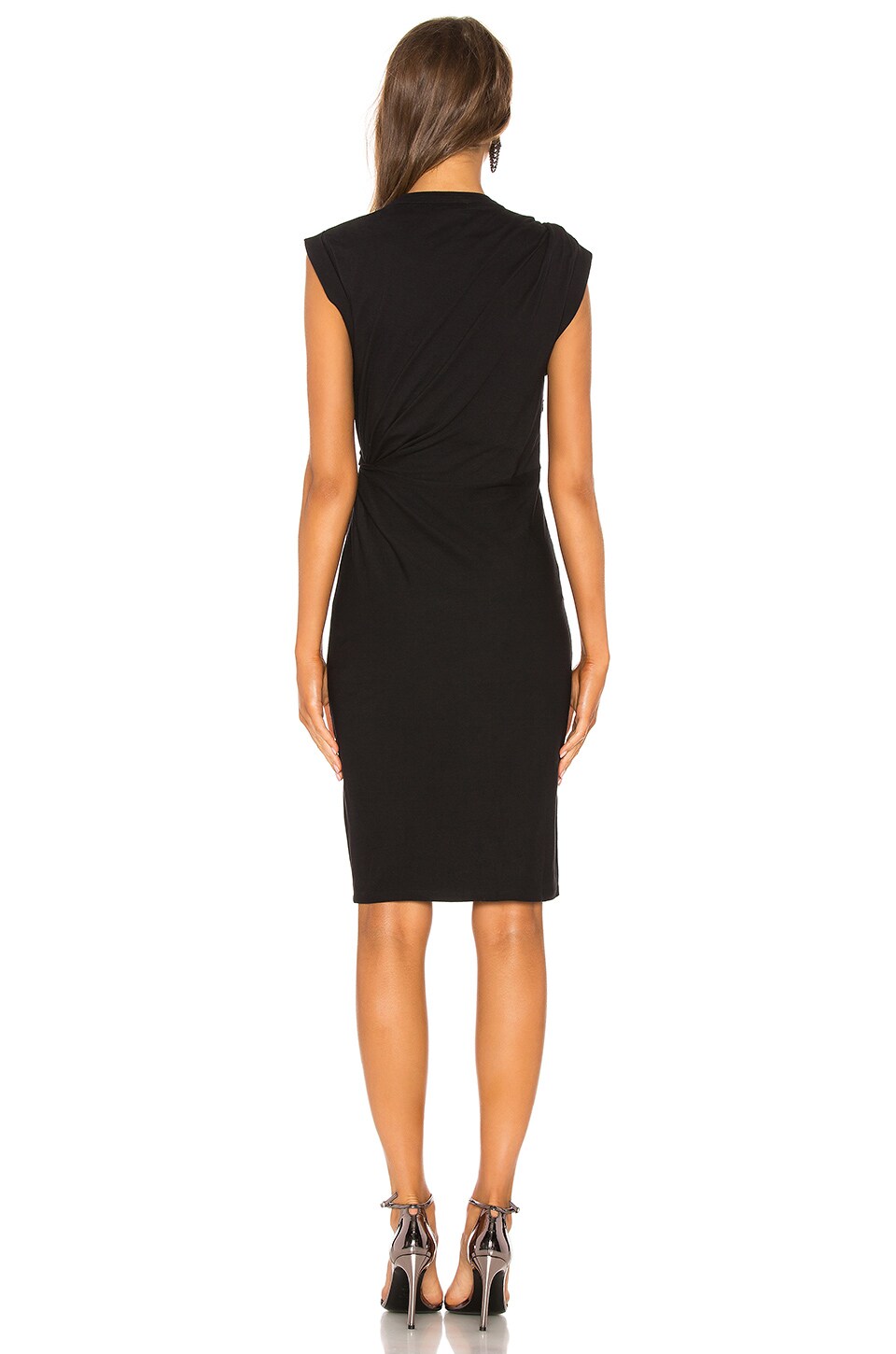 ALEXANDER WANG. T Keyhole Twist Compact Jersey Dress, Size Medium