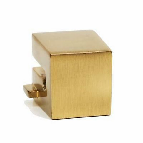 Also A2670 1/2 Inch Square Cabinet Ring Pull Mount – Less Ring Satin Brass Cabin