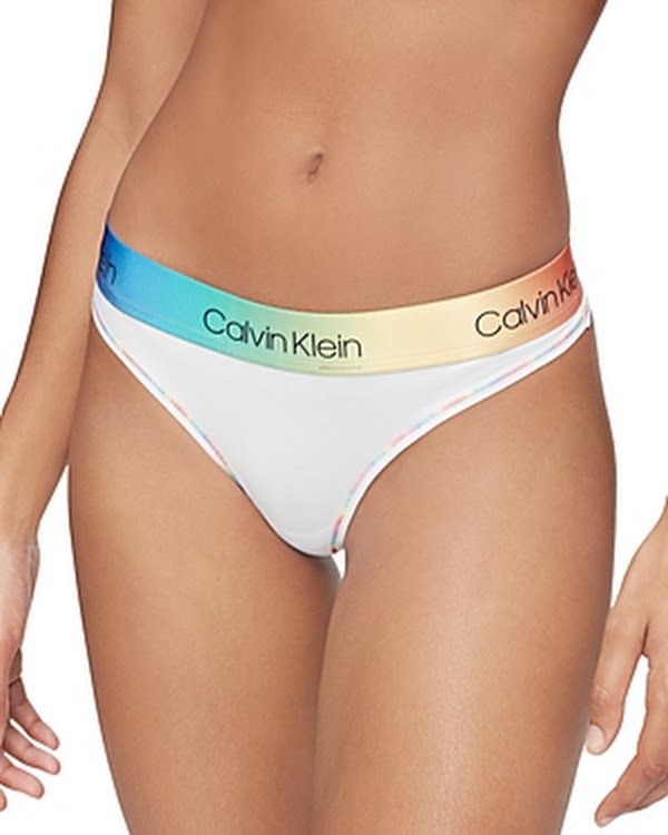 Calvin Klein Modern Cotton Pride Thong Panty - Womens, XL – Vanessa Jane