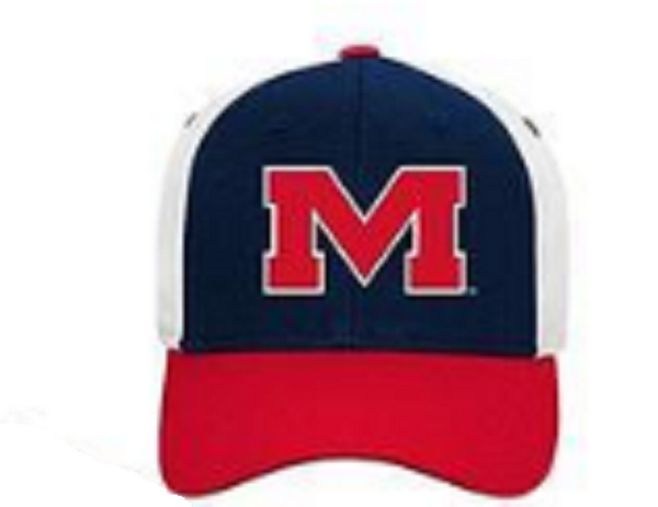 NCAA Ole Miss Rebels Youth Baseball Cap, Size Large