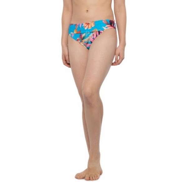 La Blanca Garden Shirred Bikini Bottoms