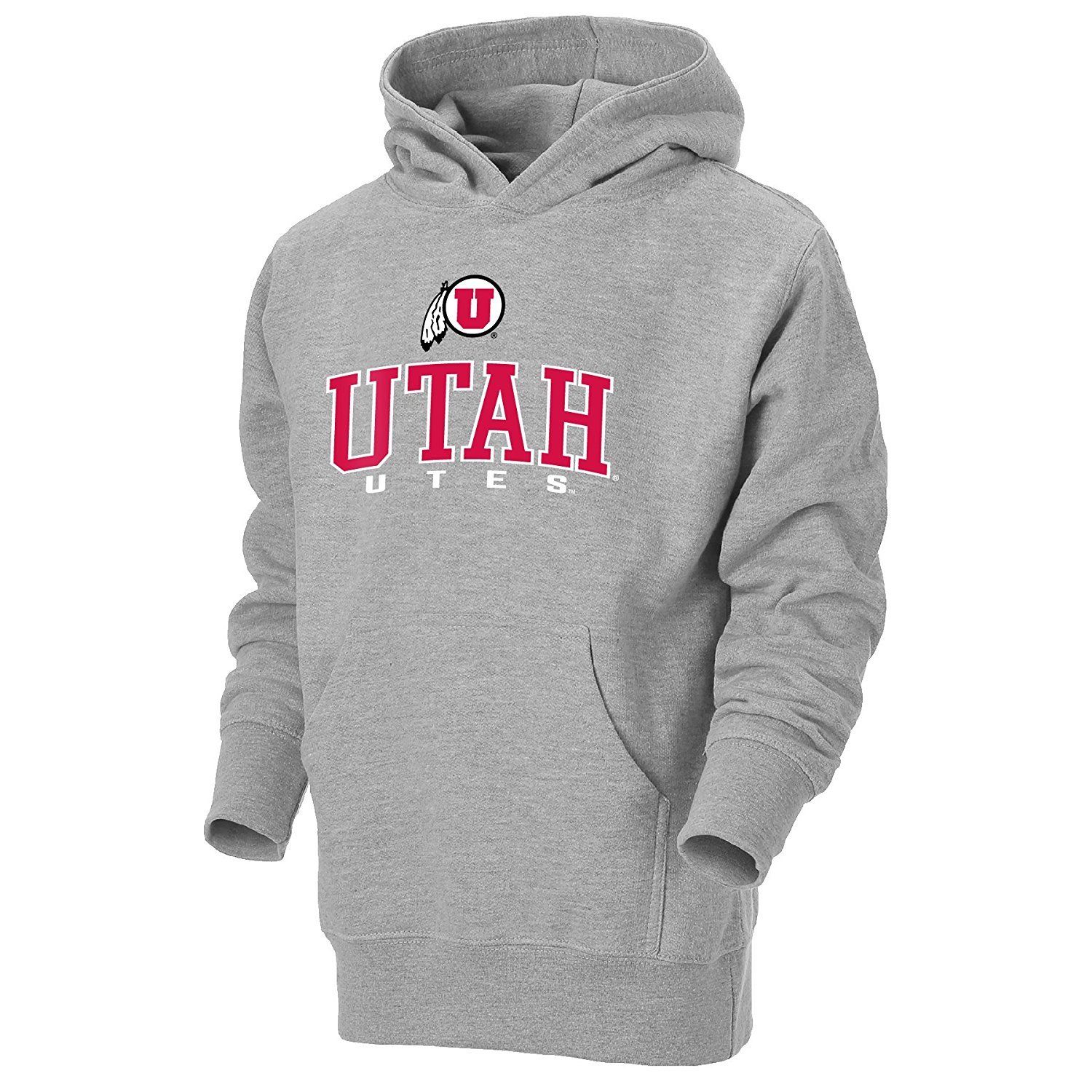 NCAA Utah Utes Boys' Poly Hooded Sweatshirt - S