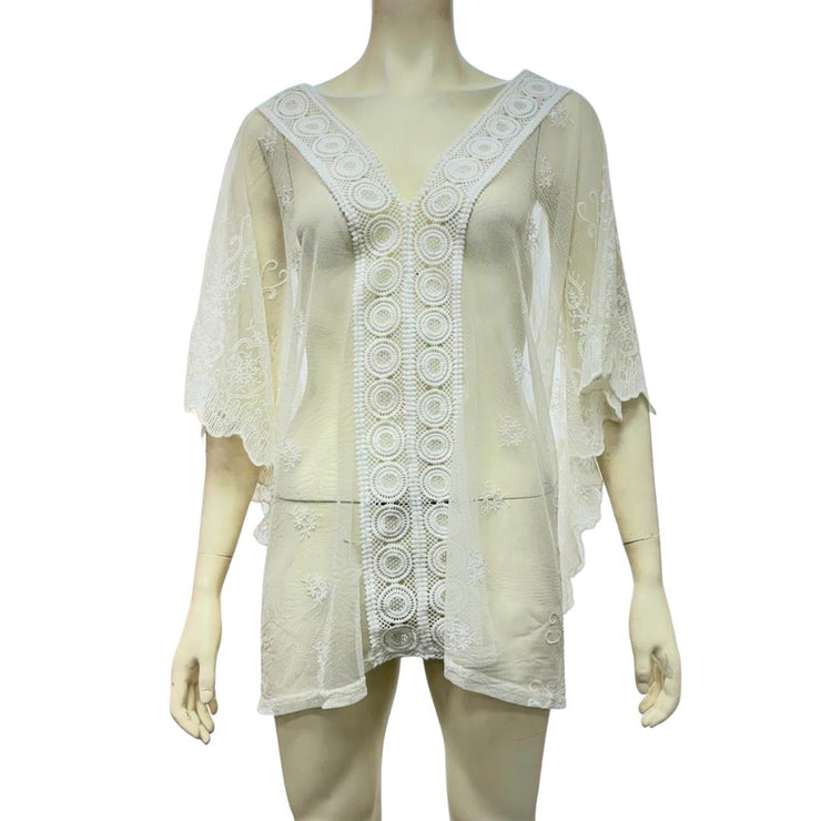 Unbranded Womens Lace Drape Top