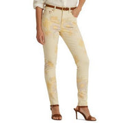 Lauren Ralph Lauren Floral High-Rise Skinny Ankle Jeans – Blush Multi