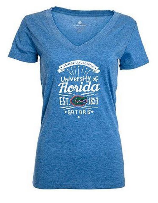 Levelwear NCAA Florida Gators Adult Women Anthem Entice Ladies Tee, Small