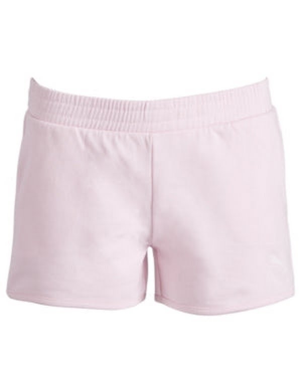 Puma Big Girls French Terry Pull-on Shorts - Pink Small/7