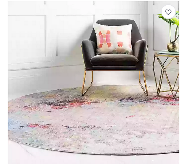 Jill Zarin™ Downtown Nolita 8 Round Multicolor Area Rug