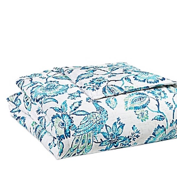 Sky Ines 100% Cotton Duvet / Comforter Cover Set w/ 2 Shams – Full/Queen/Blue
