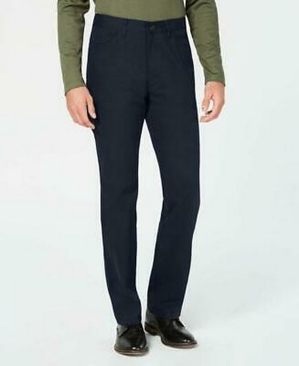 Alfani Mens Regular-Fit Pants