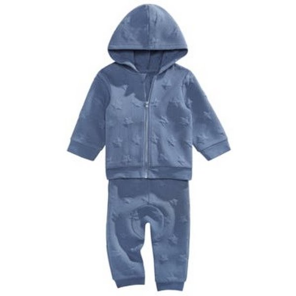 First Impressions Baby Boys 2-Pc. Star Hoodie and Jogger Pants Set