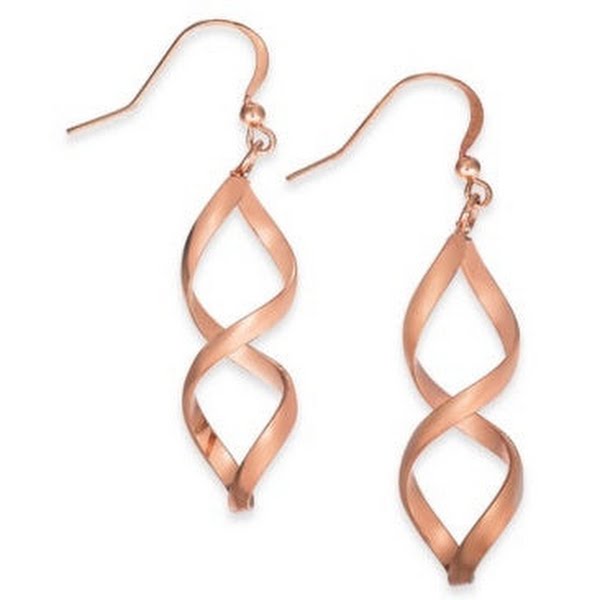 Charter Club Twist Drop Earrings