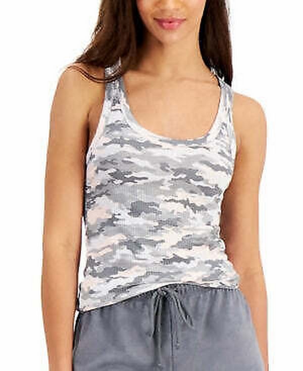 Jenni by Jennifer Moore Womens Ribbed Tank Top