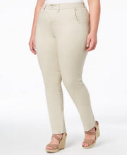 Celebrity Pink Trendy Plus Size Smart Trousers, Stone, Size 14