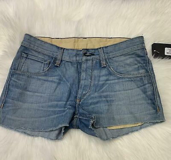 Rag & Bone Dre Cutoff Denim Shorts, Size 30