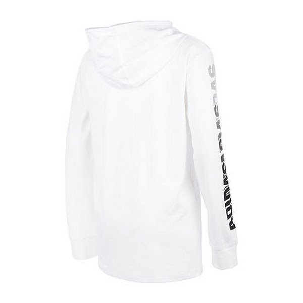 Adidas Big Boys Hooded Long Sleeve Graphic T-Shirt