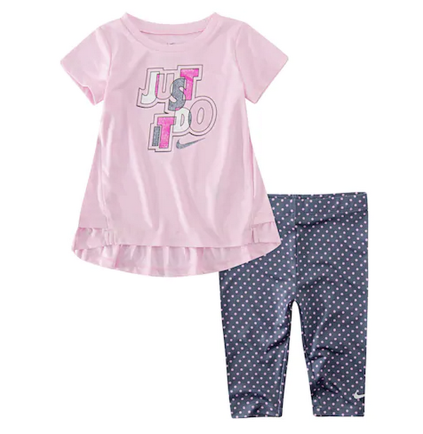 Nike Baby Girls 2-Pc. Dri-fit Tunic & Capri Set